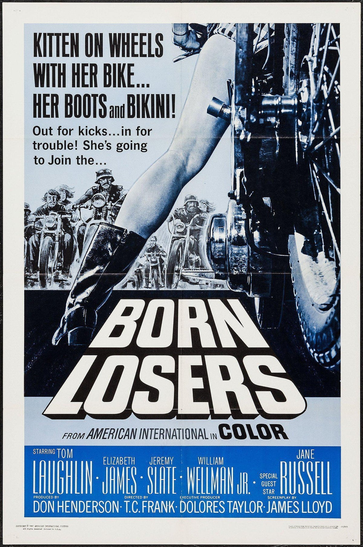 Born Losers Original Vintage Movie Poster