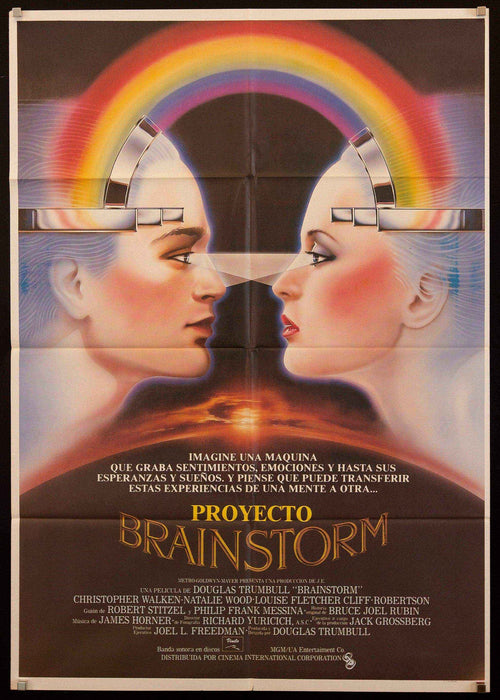 Brainstorm Original Vintage Movie Poster