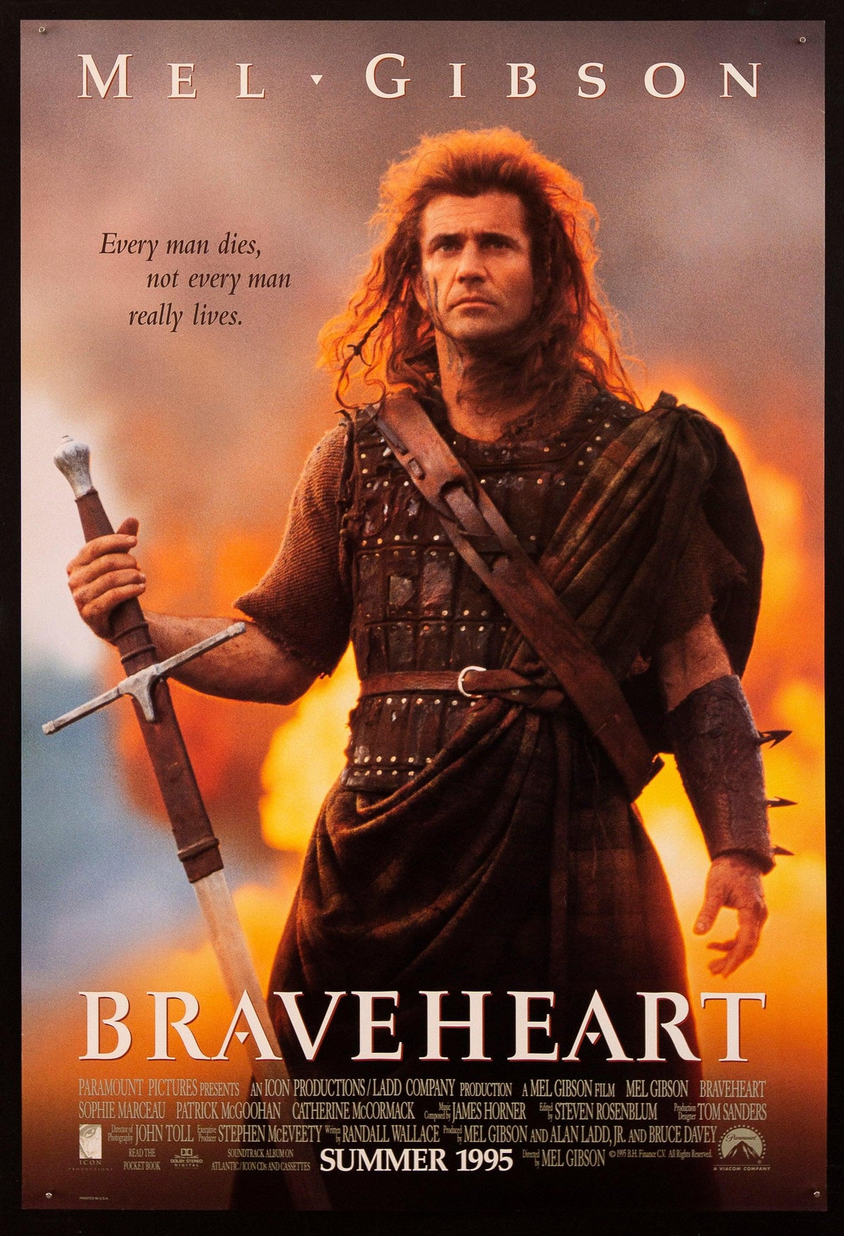Braveheart Original Vintage Movie Poster