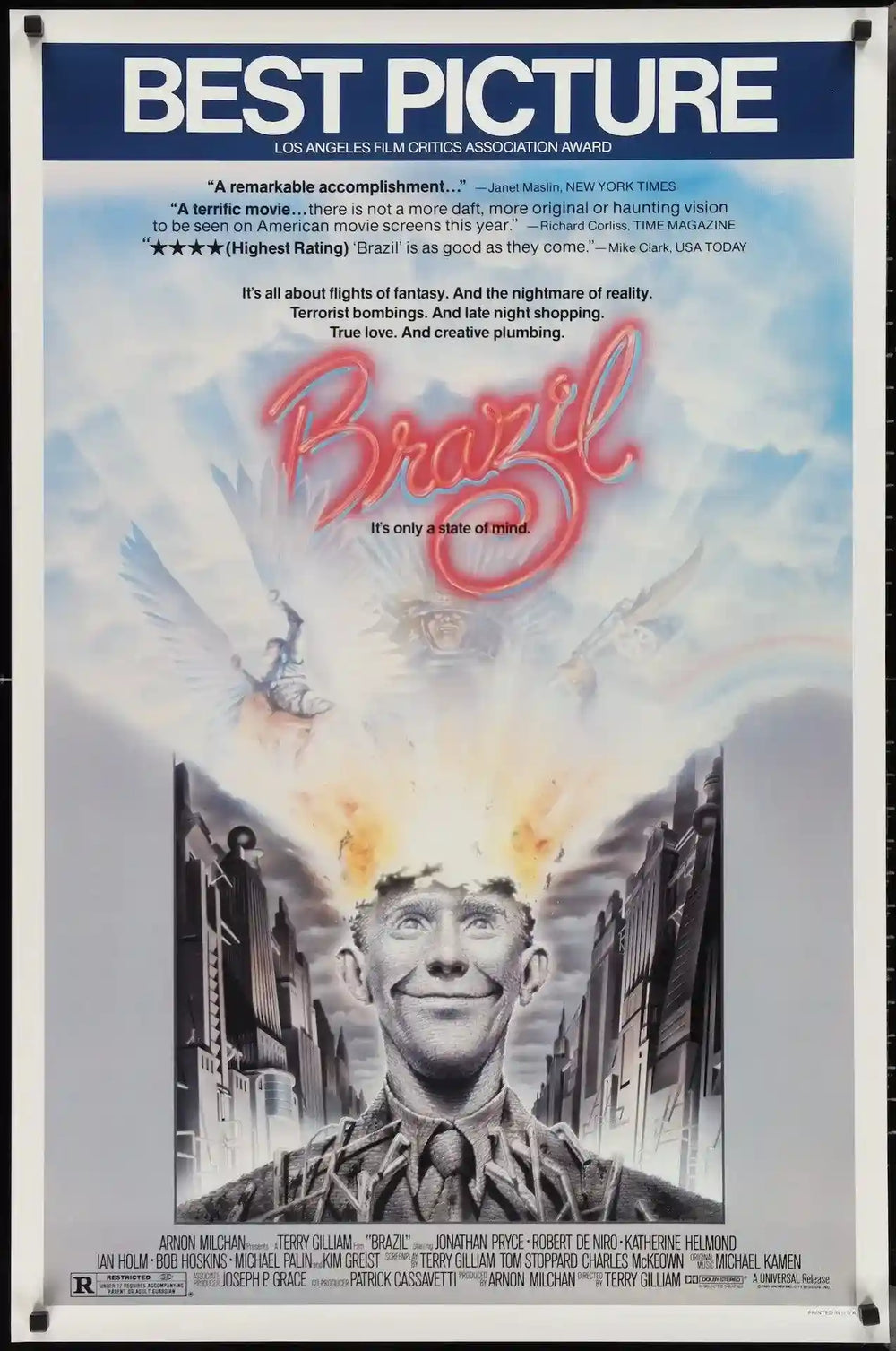 Brazil Original Vintage Movie Poster