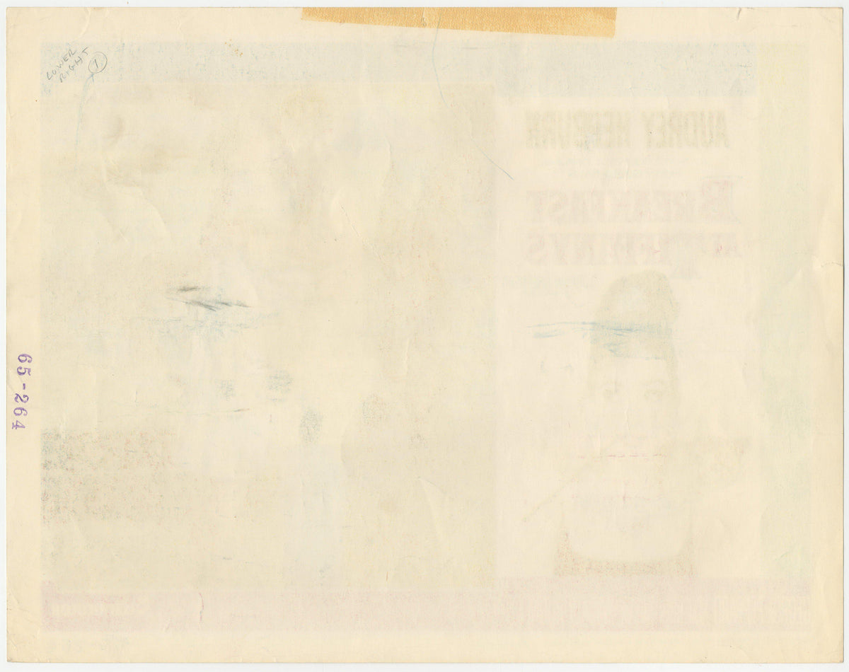 Breakfast at Tiffany's Original Vintage Movie Poster