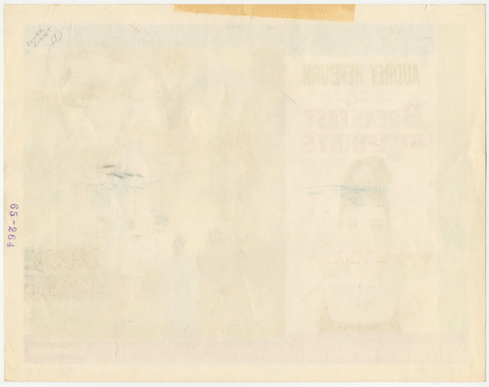 Breakfast at Tiffany's Original Vintage Movie Poster