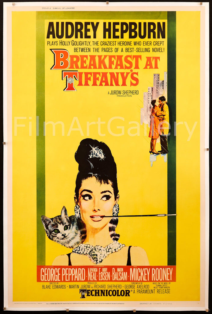 Breakfast at Tiffany's Original Vintage Movie Poster