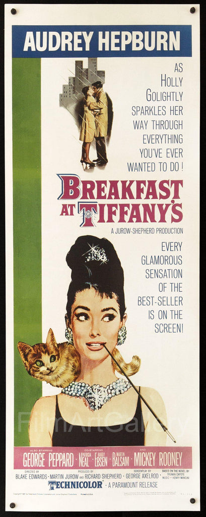 Breakfast at Tiffany's Original Vintage Movie Poster