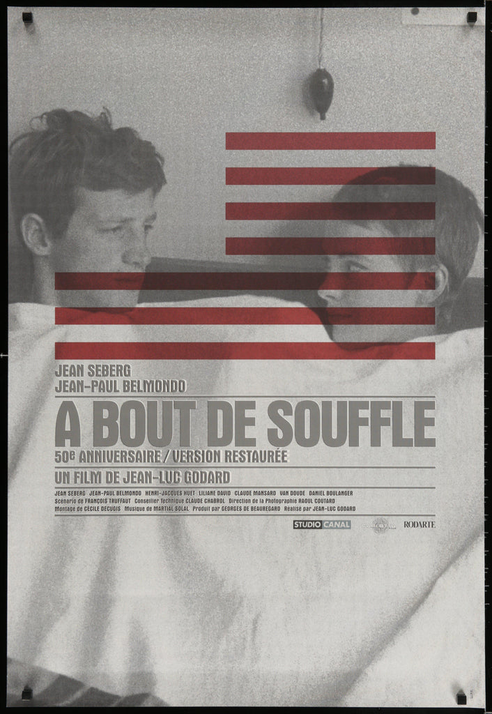 Breathless (A Bout De Souffle) Original Vintage Movie Poster