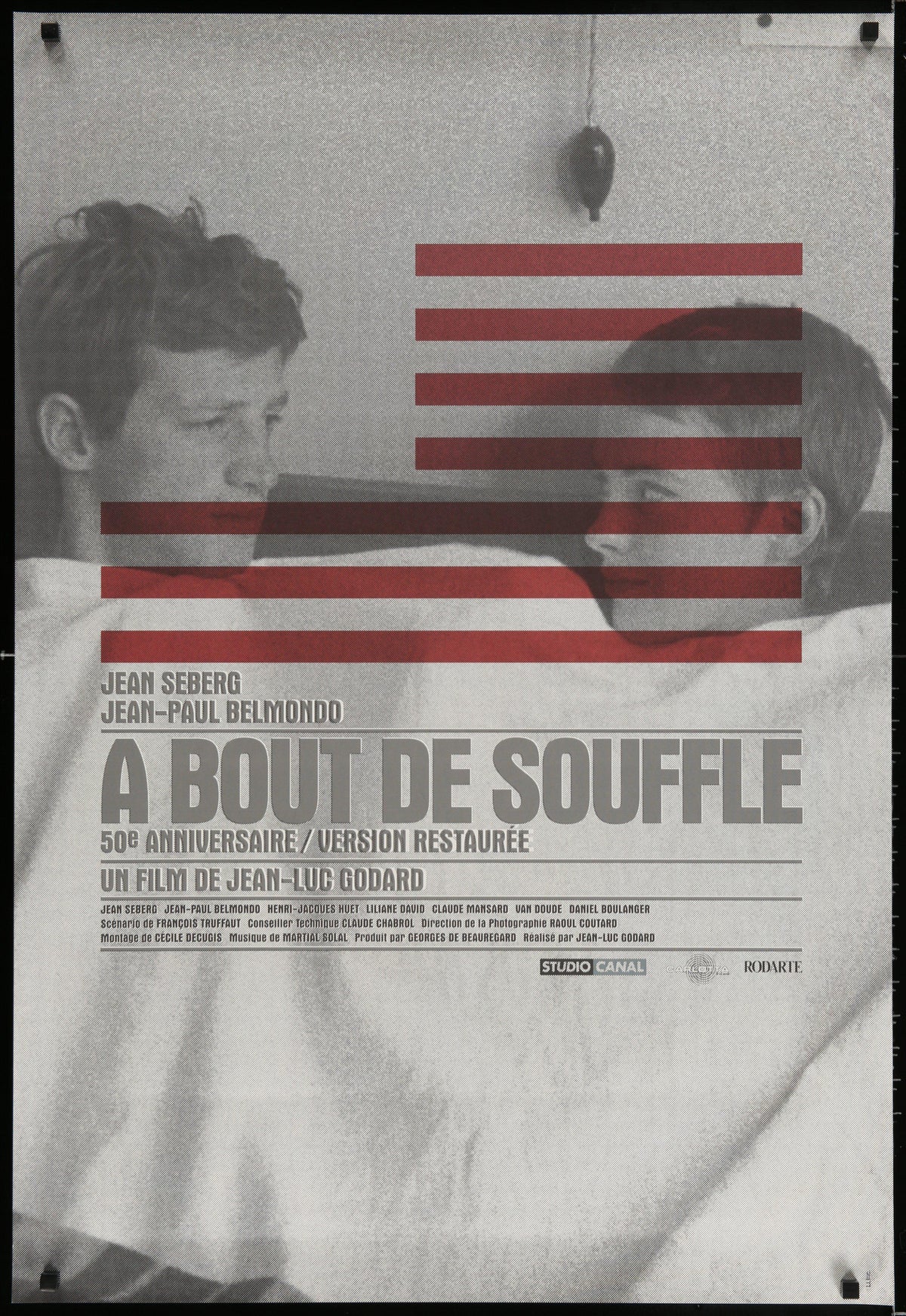 Breathless (A Bout De Souffle) Original Vintage Movie Poster