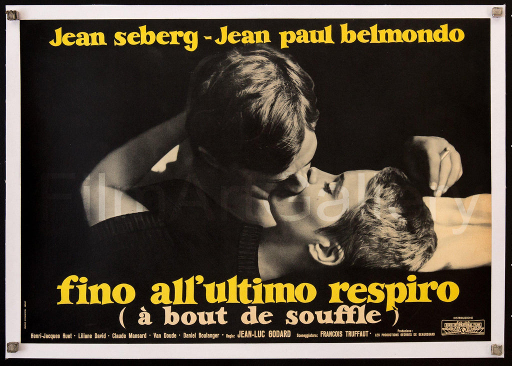 Breathless (A Bout De Souffle) Original Vintage Movie Poster