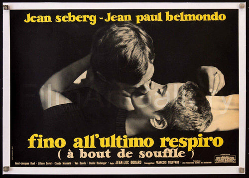 Breathless (A Bout De Souffle) Original Vintage Movie Poster