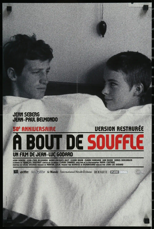 Breathless (A Bout De Souffle) Original Vintage Movie Poster