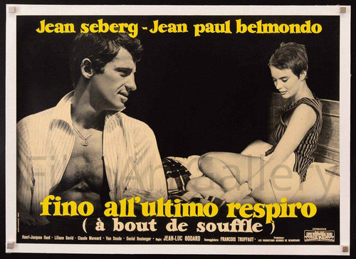 Breathless (A Bout De Souffle) Original Vintage Movie Poster