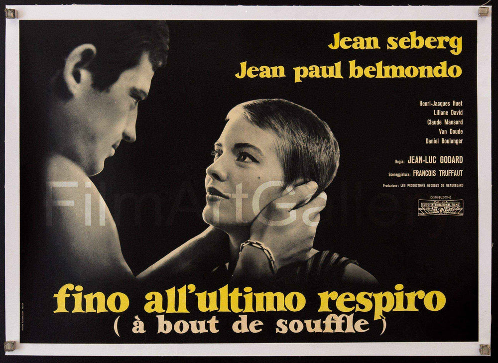 Breathless (A Bout De Souffle) Original Vintage Movie Poster
