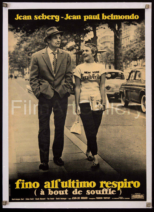 Breathless (A Bout De Souffle) Original Vintage Movie Poster