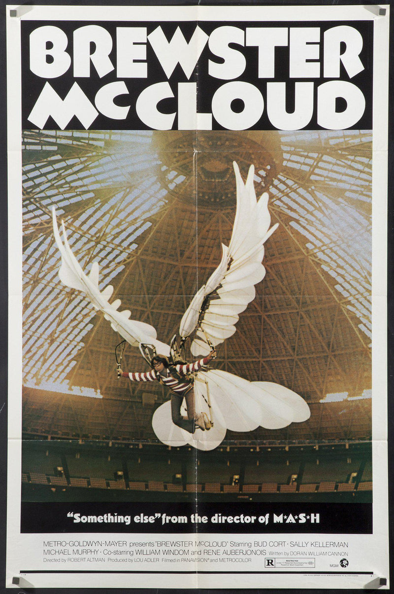 Brewster McCloud 1 Sheet (27x41) Original Vintage Movie Poster