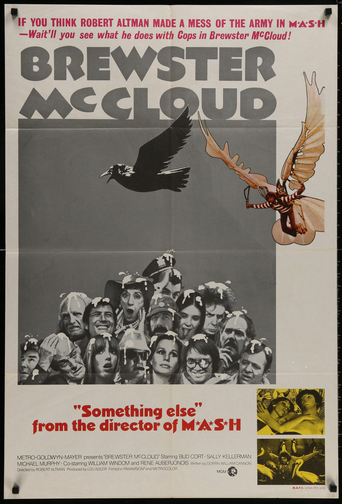 Brewster McCloud Original Vintage Movie Poster