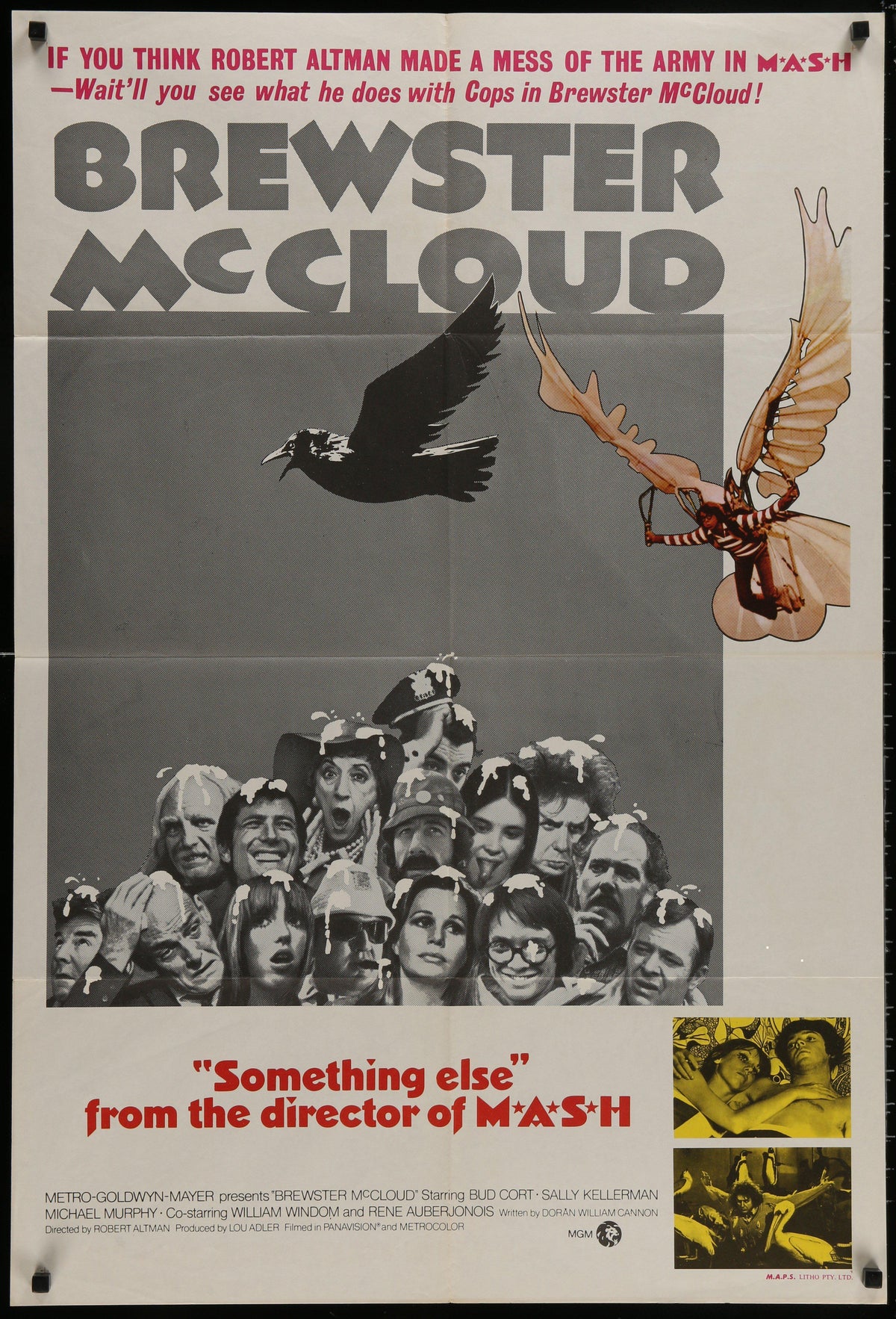 Brewster McCloud Original Vintage Movie Poster