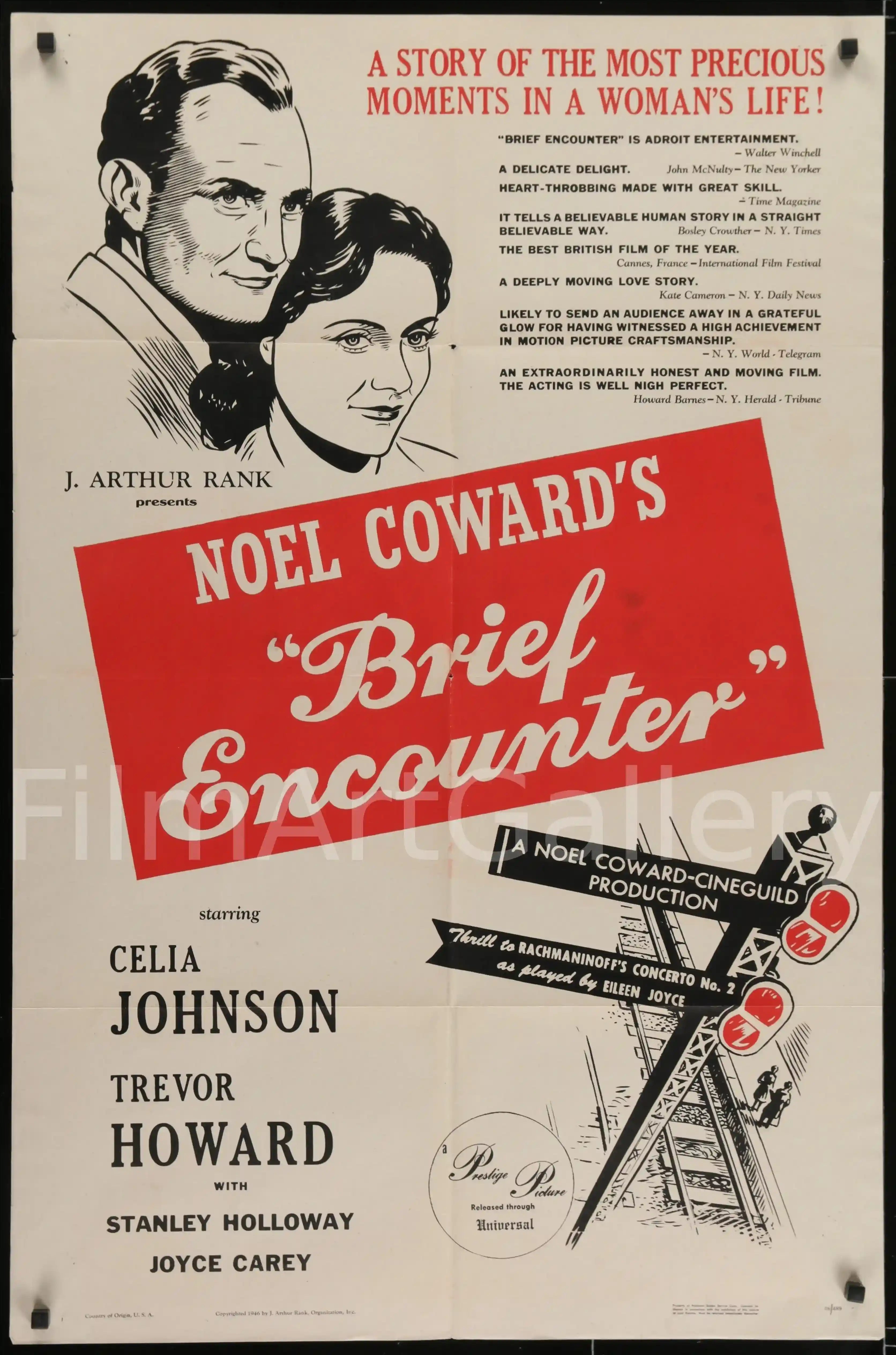 Brief Encounter Movie Poster 1946 1 Sheet (27x41)