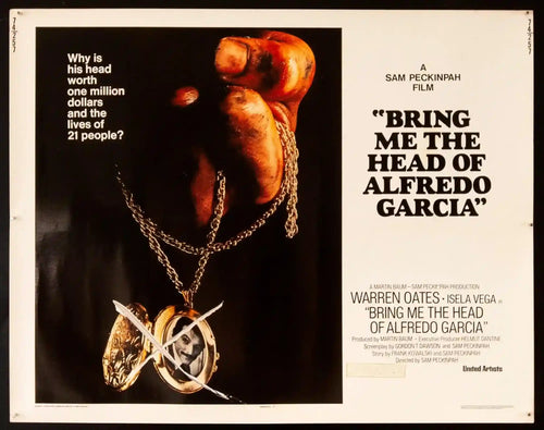 Bring Me the Head of Alfredo Garcia Original Vintage Movie Poster