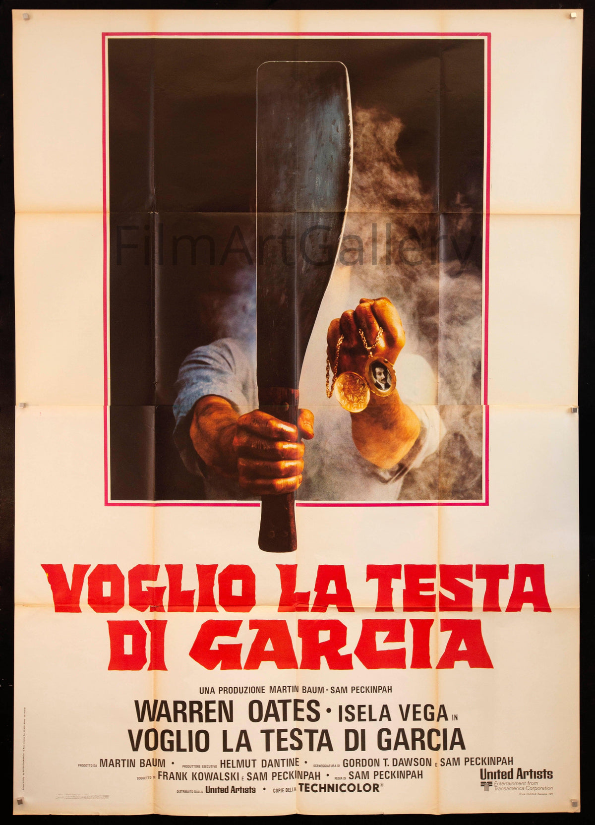 Bring Me the Head of Alfredo Garcia Original Vintage Movie Poster