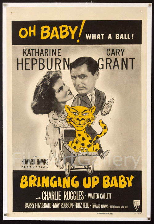 Bringing Up Baby Original Vintage Movie Poster