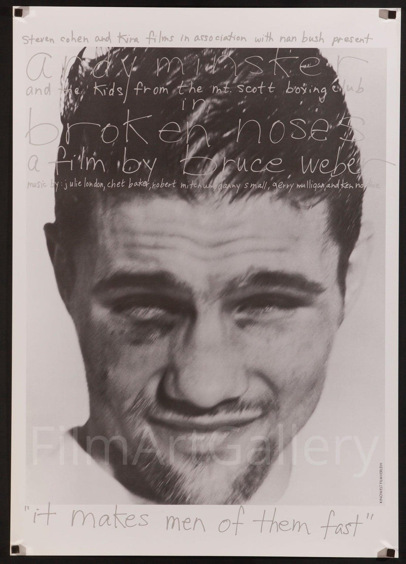 Broken Noses German A1 (23x33) Original Vintage Movie Poster