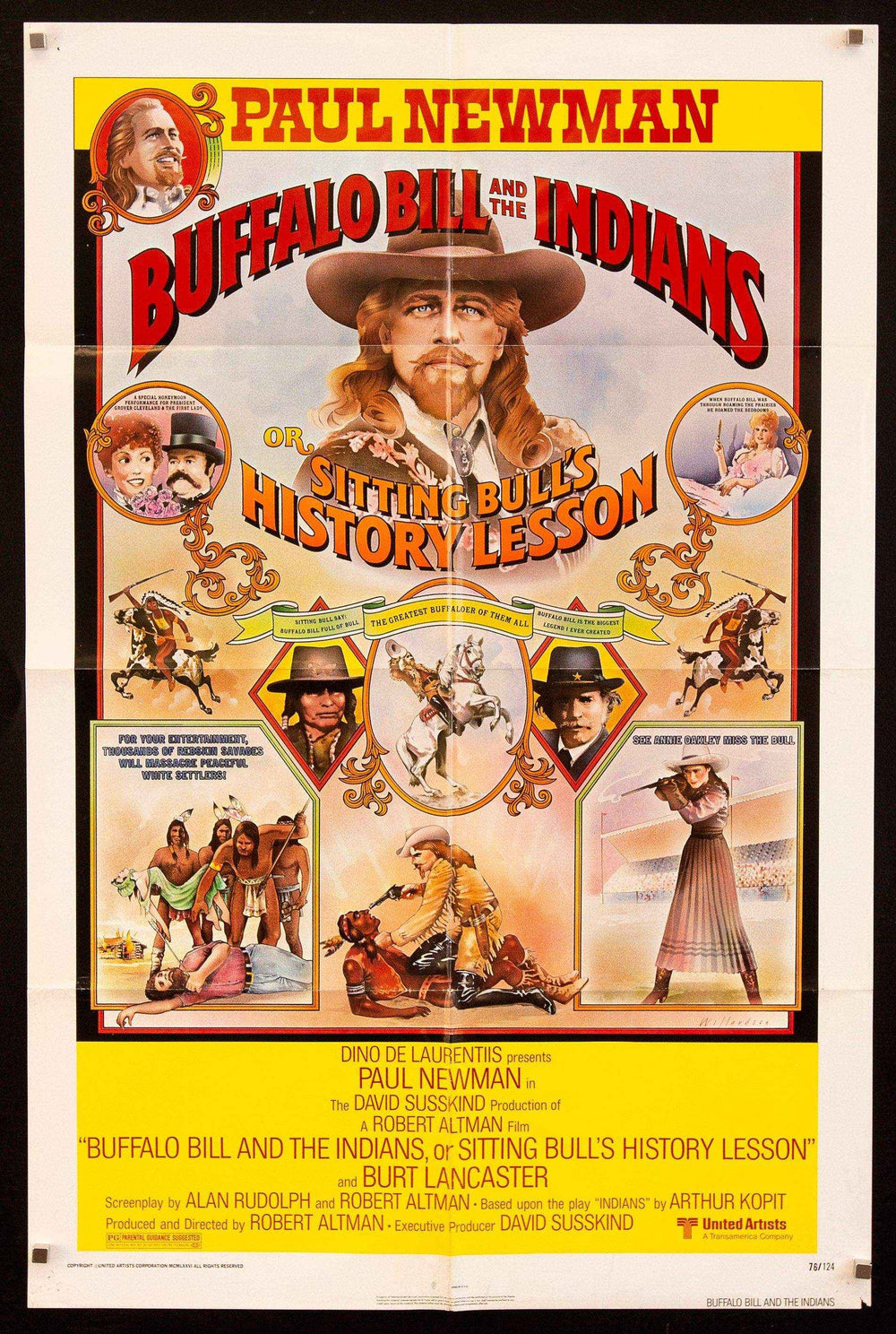 Buffalo Bill and the Indians Original Vintage Movie Poster