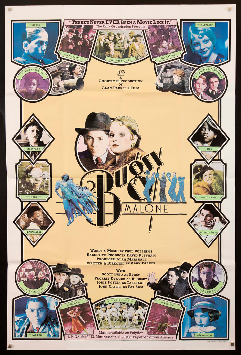 Bugsy Malone 40x60 Original Vintage Movie Poster