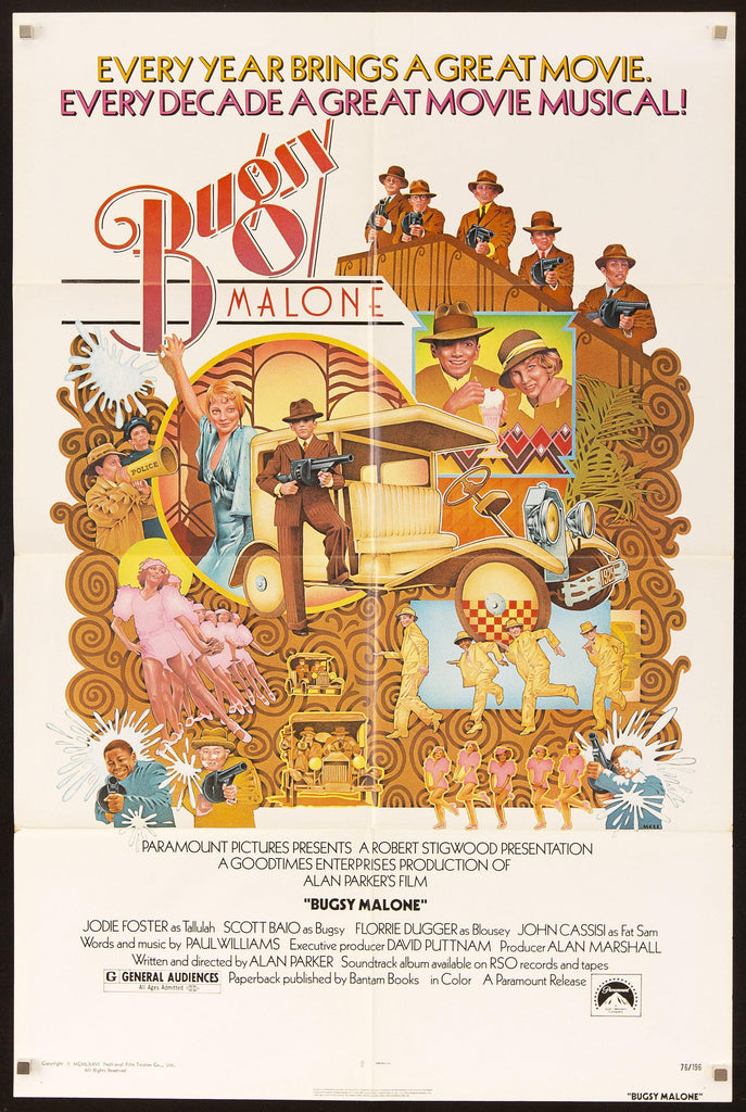 Bugsy Malone Original Vintage Movie Poster