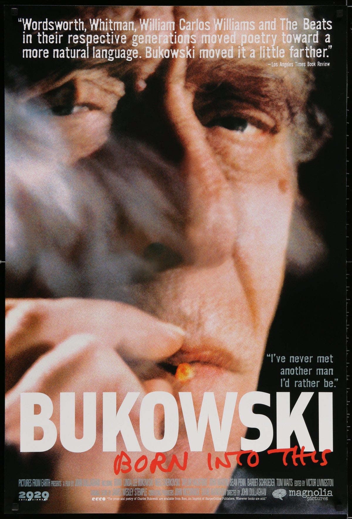 Bukowski Born Into This Original Vintage Movie Poster