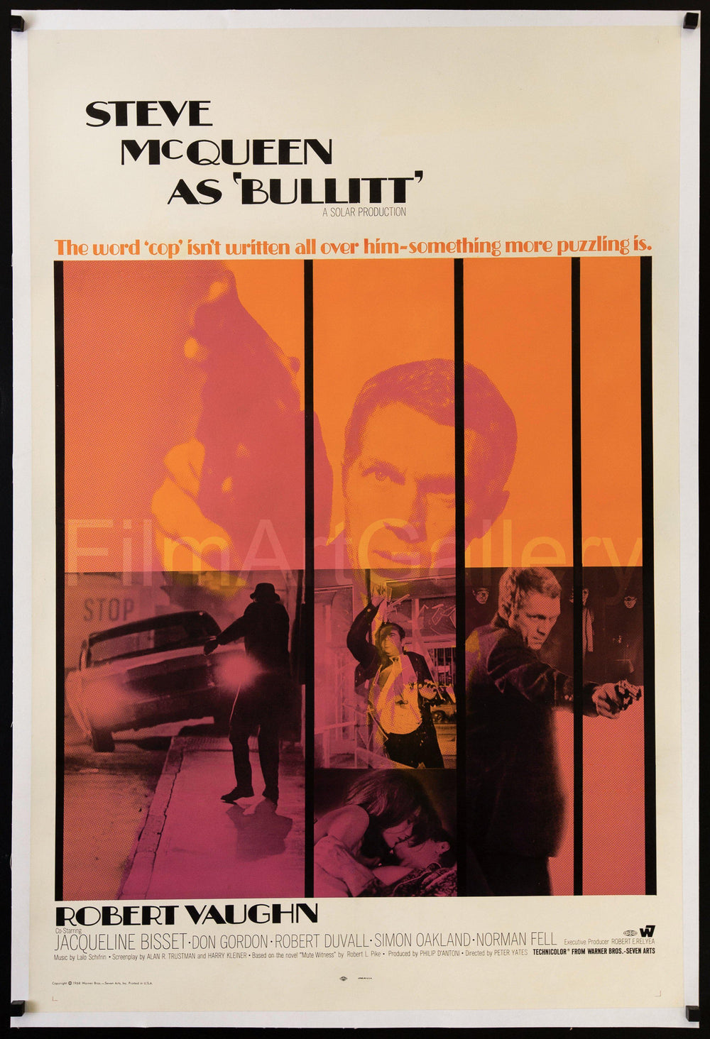 Bullitt Original Vintage Movie Poster