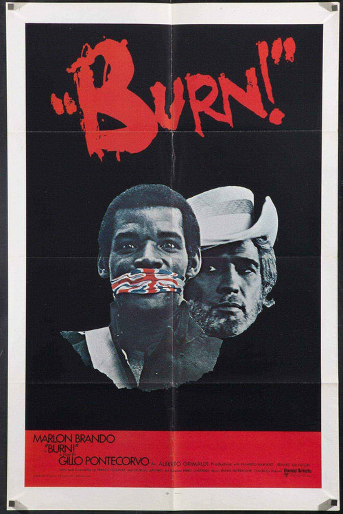 Burn! Original Vintage Movie Poster