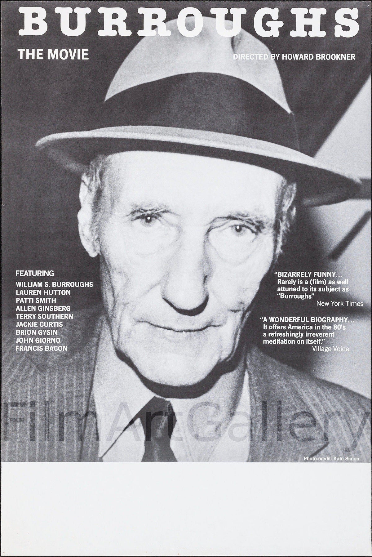 Burroughs Original Vintage Movie Poster