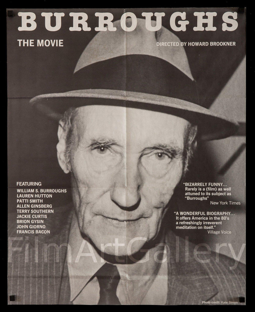 Burroughs Original Vintage Movie Poster