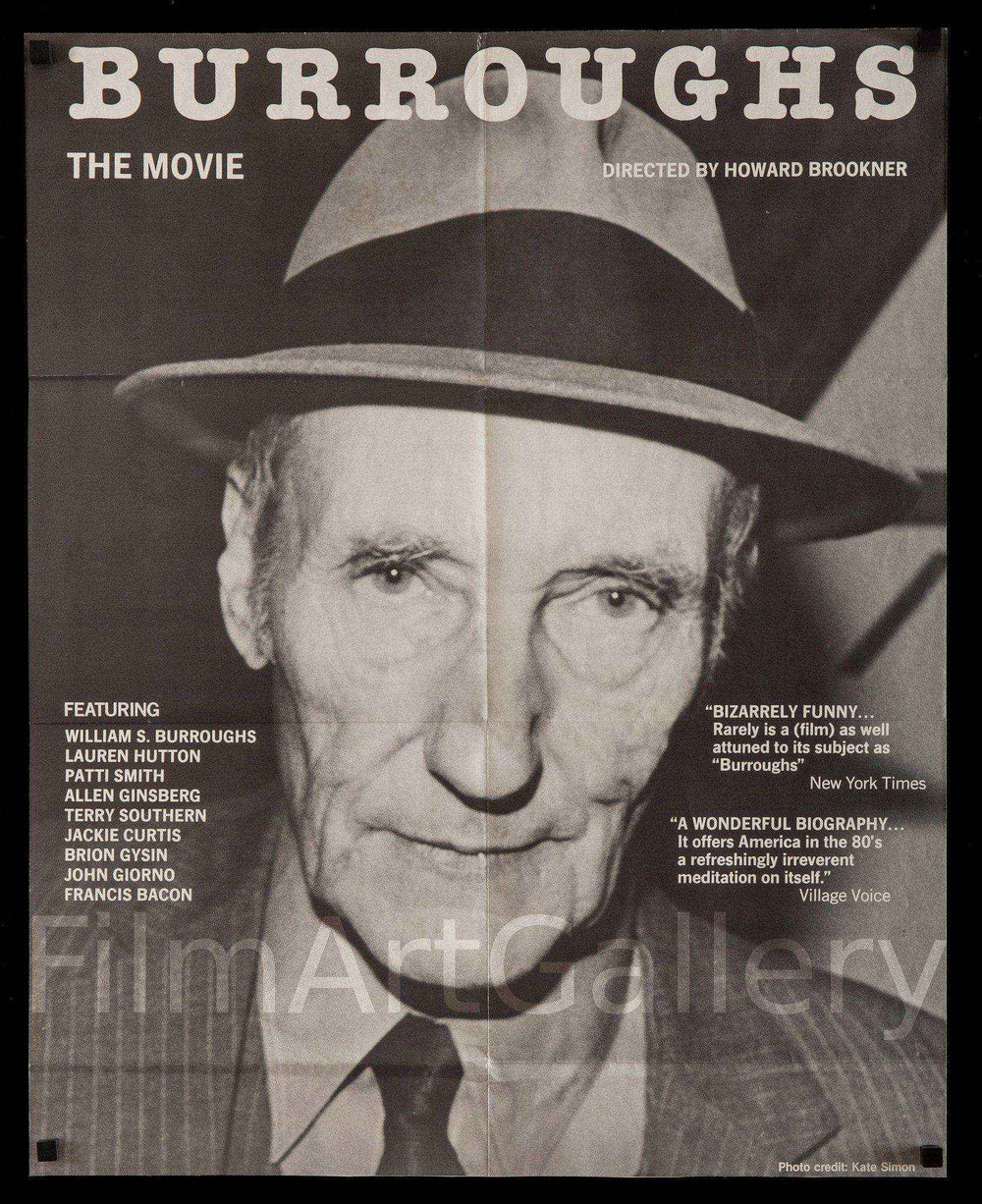 Burroughs Original Vintage Movie Poster