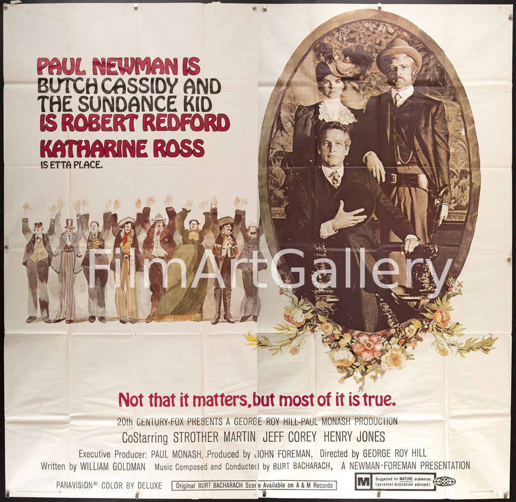 Butch Cassidy and the Sundance Kid Original Vintage Movie Poster