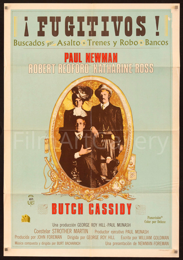 Butch Cassidy and the Sundance Kid Original Vintage Movie Poster