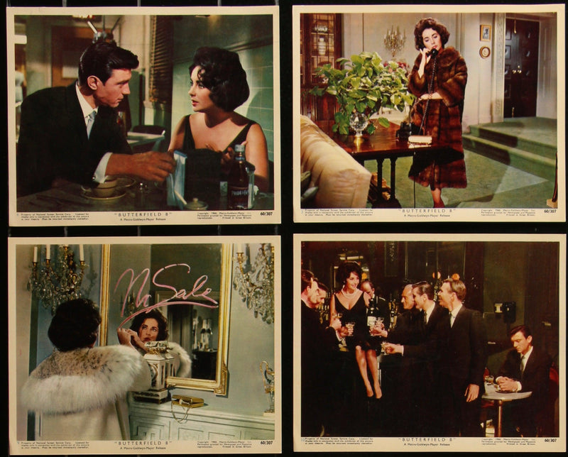 Butterfield 8 Color Still Set (8x10) Original Vintage Movie Poster