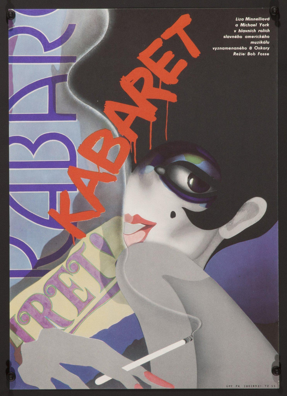 Cabaret Czech mini (11x16) Original Vintage Movie Poster