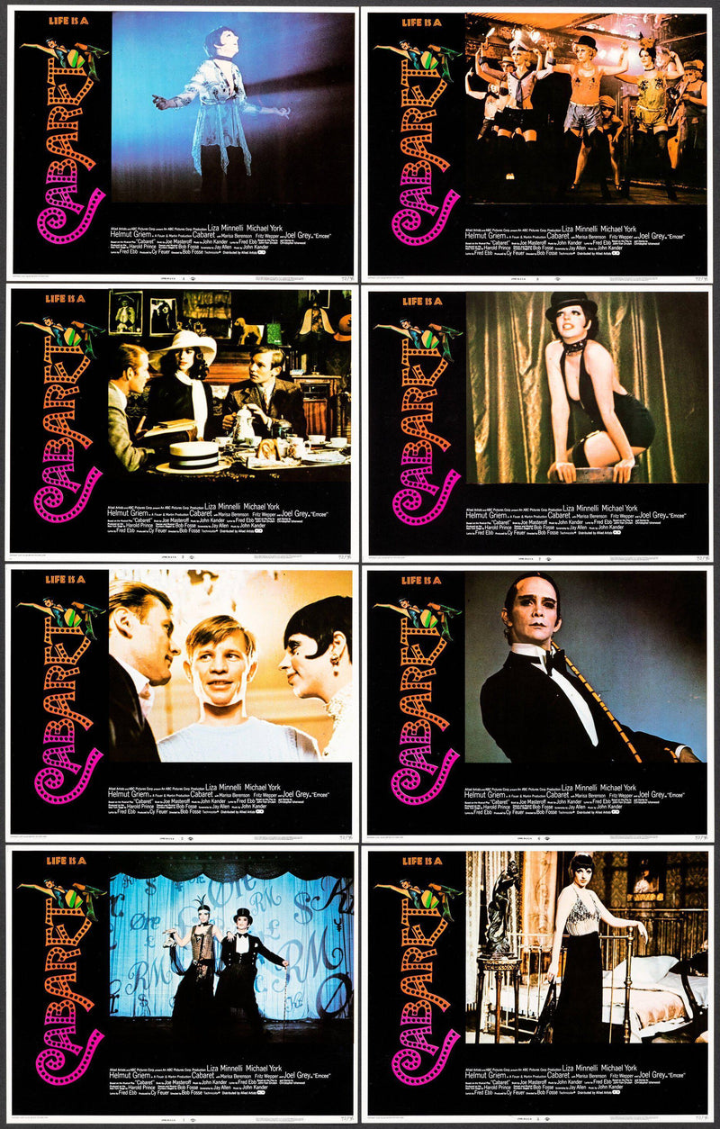 Cabaret Lobby Card Set (8-11x14) Original Vintage Movie Poster