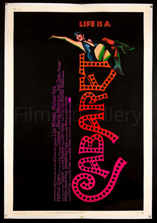 Cabaret Original Vintage Movie Poster