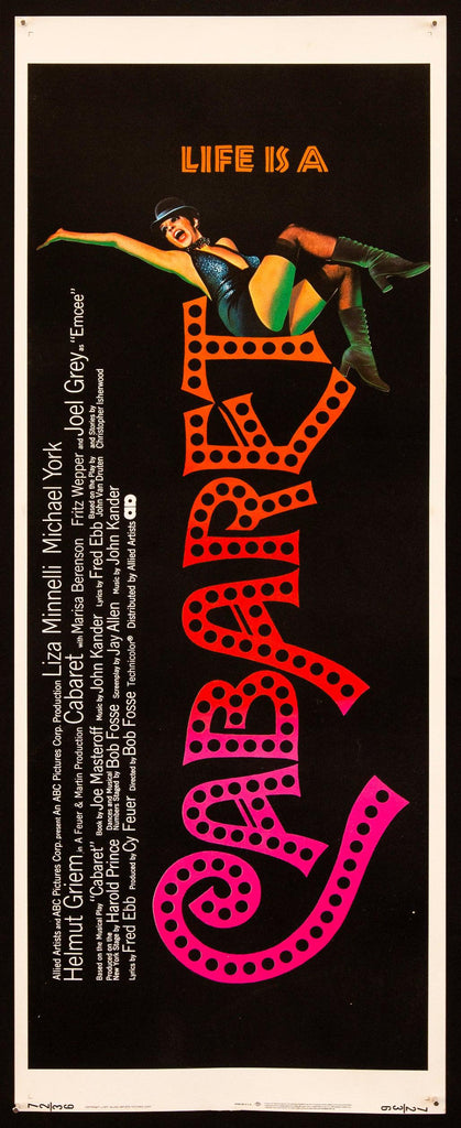 Cabaret Original Vintage Movie Poster