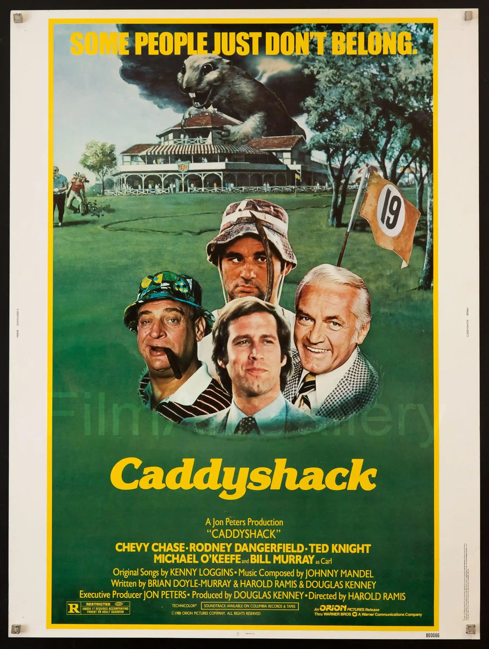 Caddyshack Original Vintage Movie Poster