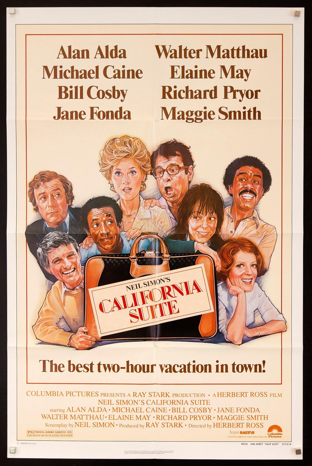 California Suite Original Vintage Movie Poster