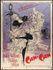 Can Can French 1 panel (47x63) Original Vintage Movie Poster