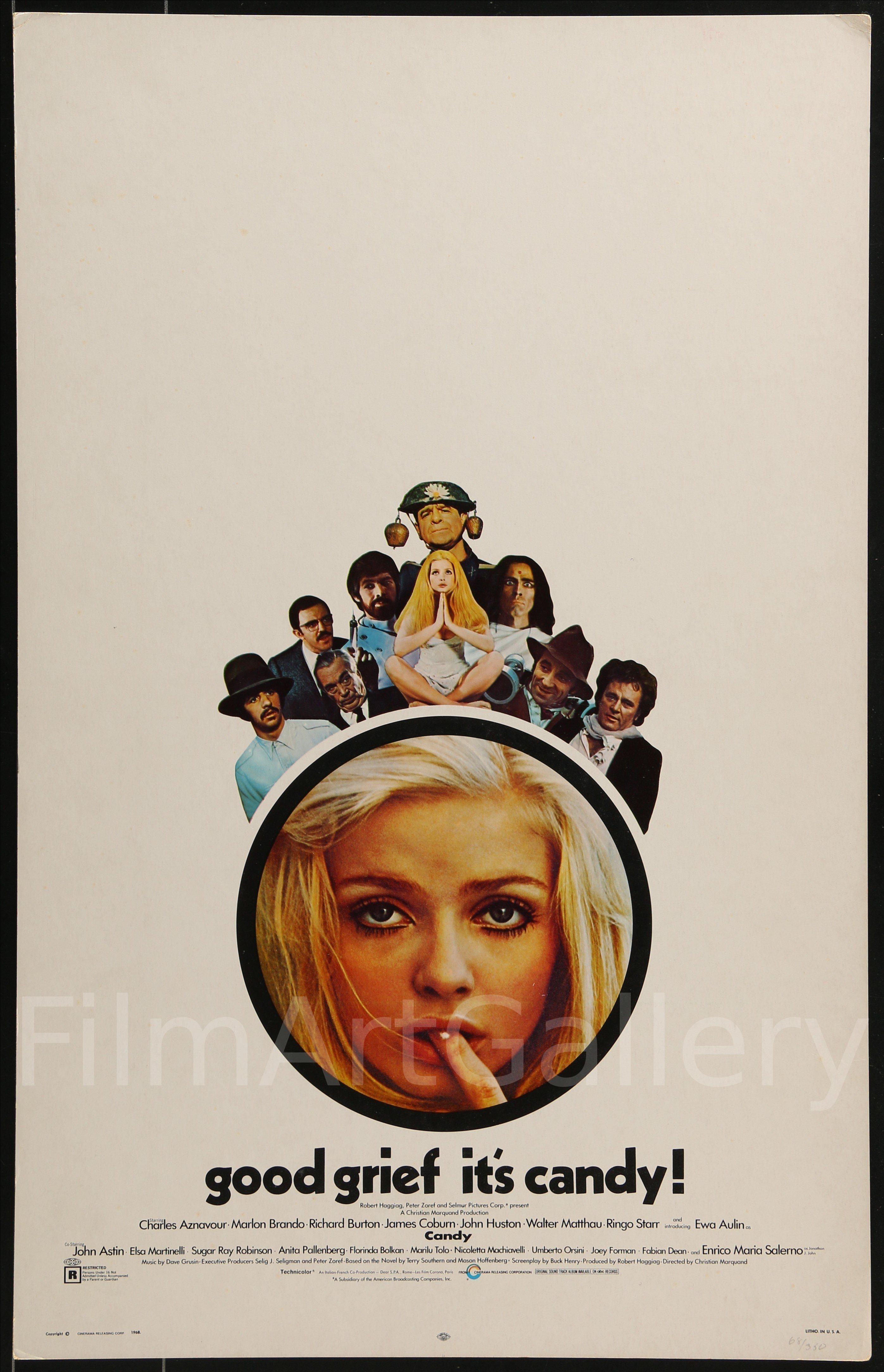 Candy Movie Poster 1968 Window Card (14x22)
