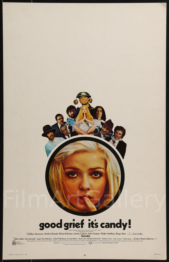 Candy Movie Poster 1968 Window Card (14x22)