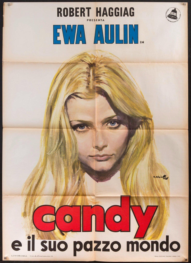 Candy Movie Poster 1970 Italian 2 Foglio (39x55)