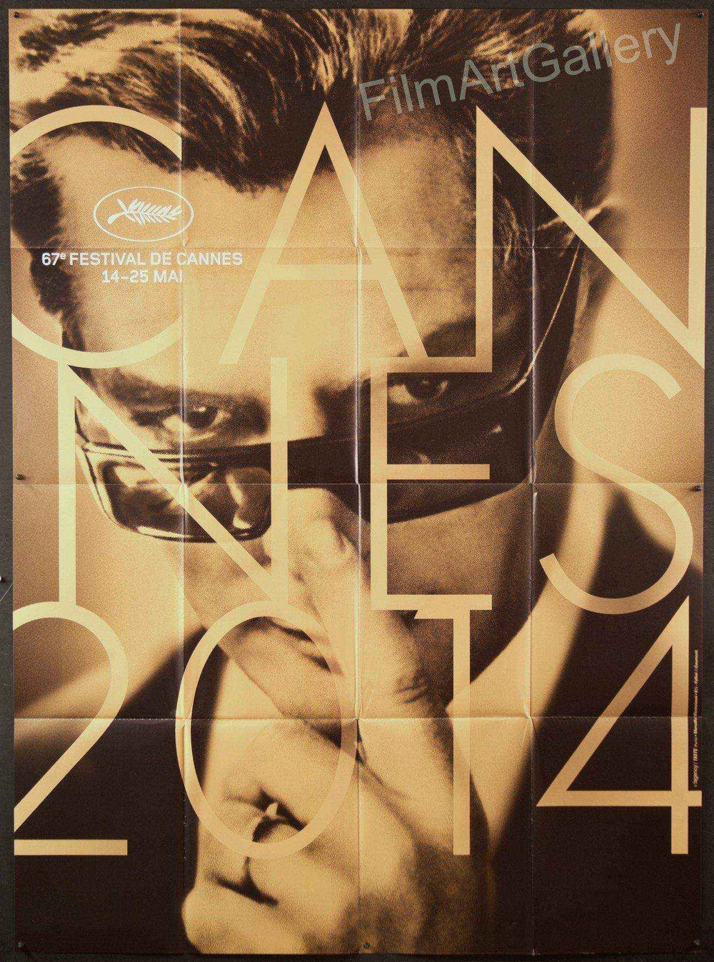 Cannes Film Festival 2014 Original Vintage Movie Poster