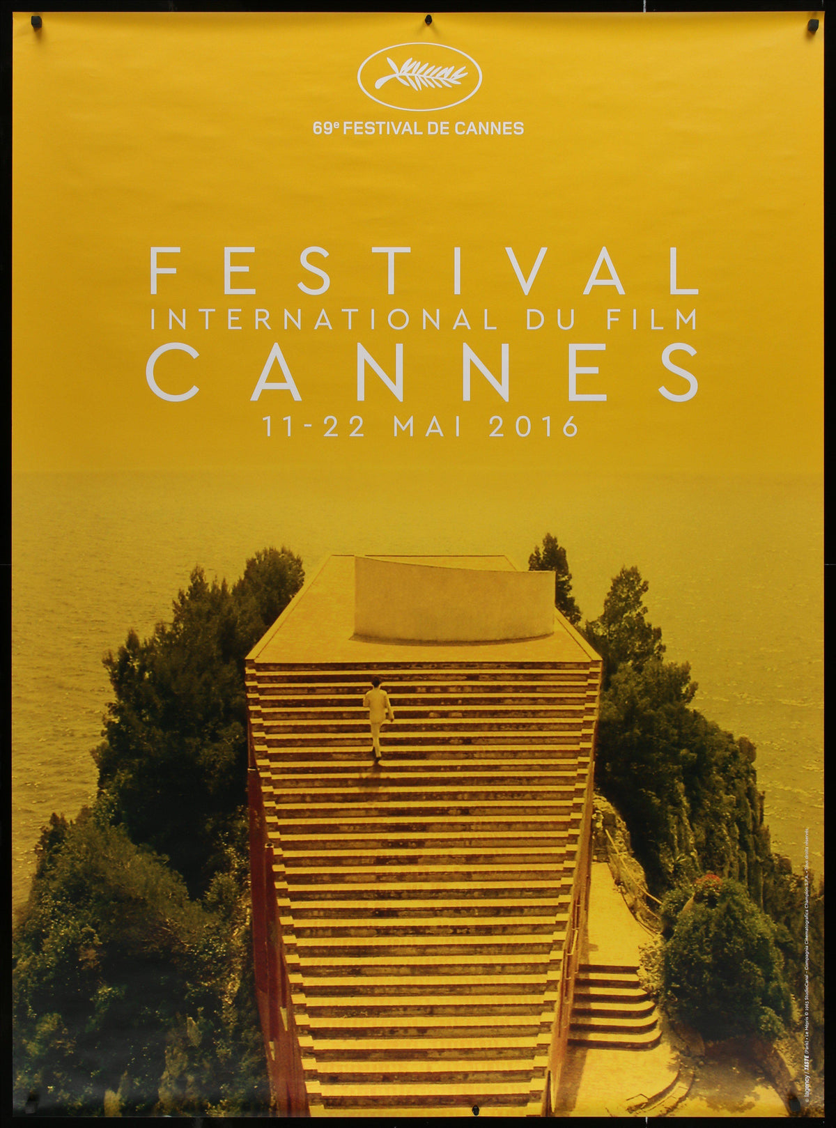 Cannes Film Festival 2016 Original Vintage Movie Poster