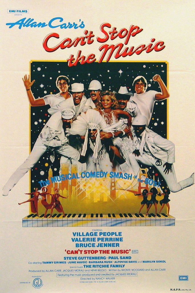 Can't Stop the Music Original Vintage Movie Poster
