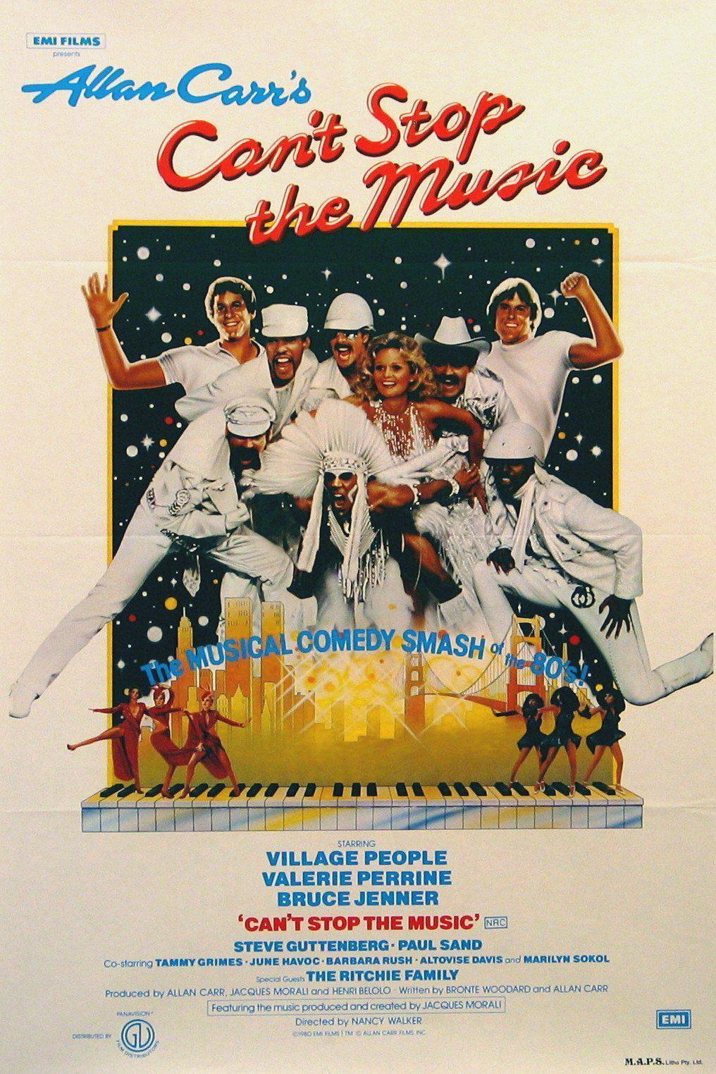 Can&#39;t Stop the Music Original Vintage Movie Poster